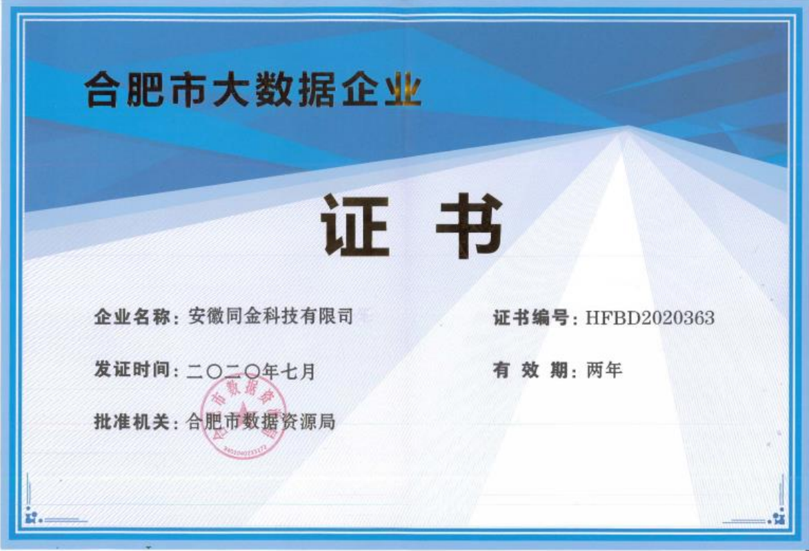 合肥市大數據企業